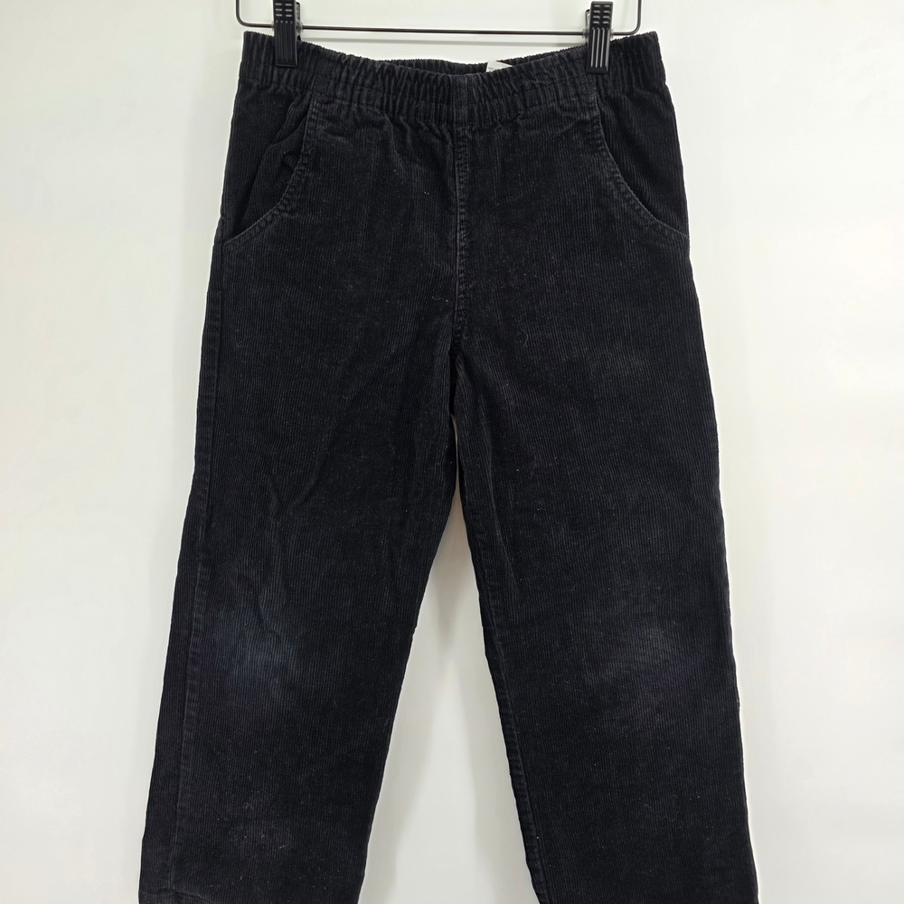 NEW LEGENDS Kids Black Corduroy Elastic Waist Pants Size‎ S 8 Cotton